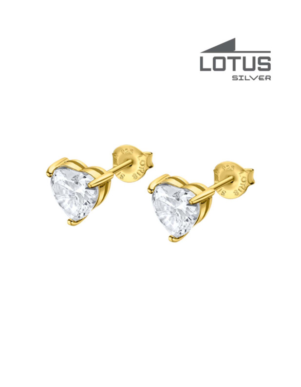 LOTUS SILVER WOMAN'S EARRINGS 8MM